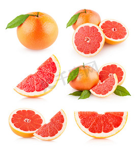 水果集合切片摄影照片_6 葡萄柚图像