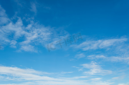 weather摄影照片_image of blue sky and white clouds on day time for background usage.