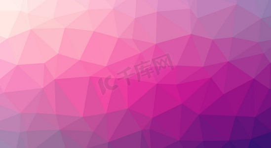 几何背景紫色摄影照片_抽象的三角形几何粉红色紫色背景