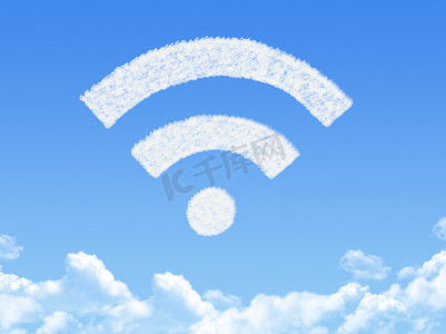 wifi 云形 