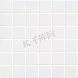 白瓷砖与 36 平方在方形的形式