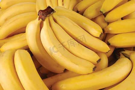 黄色图纹摄影照片_香蕉