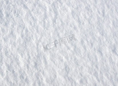 白色的雪面