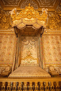 法国的卧室摄影照片_内政部在凡尔赛宫皇家卧室
