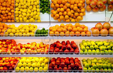 水果在超市中的计数器