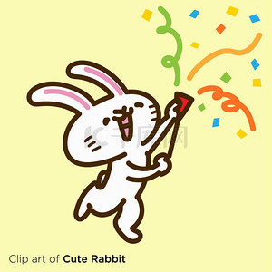 rabbit卡通背景图片_rabbit卡通背景素材图片_千库网