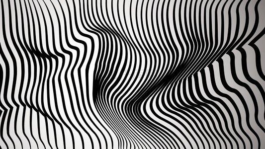 波纹错觉线条抽象黑白背景