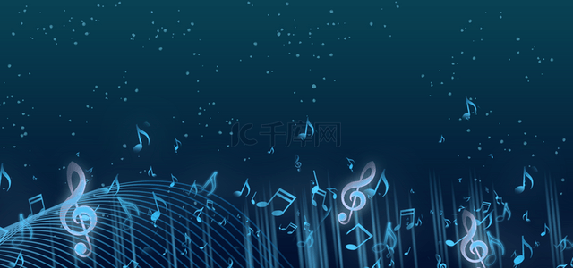 黑色音符背景背景图片_黑色音符背景背景素材图片_千库网