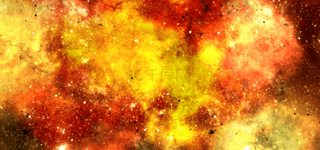 星空星云宇宙金色背景