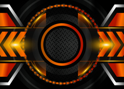 游戏抽象橙色几何图案背景
