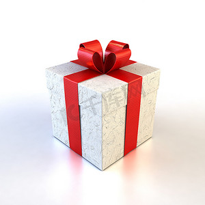 礼物和锐利盒子的3D渲染