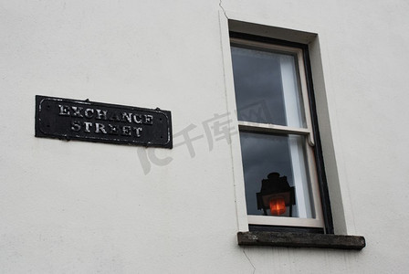 Street sign，Exchange Street，科克，爱尔兰