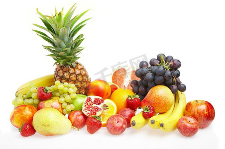 成熟的新鲜水果味。有益健康的食物。