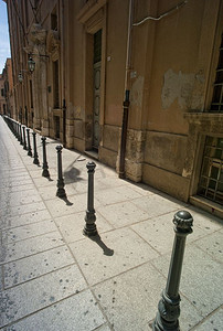 街道场景，意大利撒丁岛，维拉西米斯