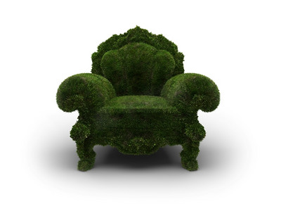 草药设计的椅子