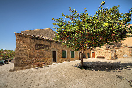 西班牙托莱多历史区的小房子