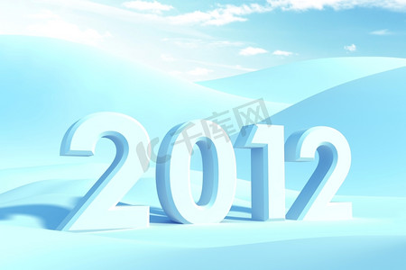 2012新年，3D渲染