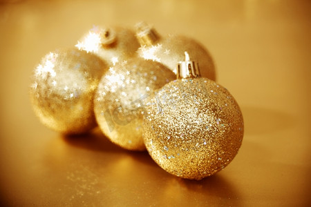 金星波克背景下的金色圣诞舞会