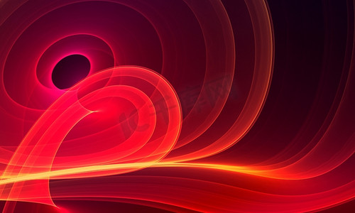 红色抽象背景-高质量渲染元素背景图画背景素材