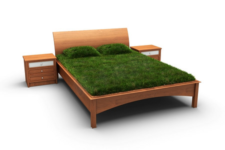 将床设计为3D草药
