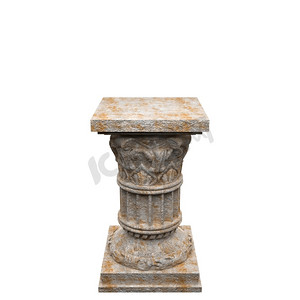 3D图形制作的石柱