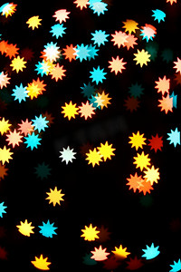 抽象迪斯科彩色的星运动背景