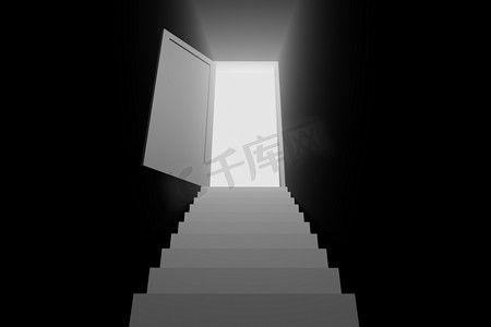 点亮通往新世界的大门3d窗户墙