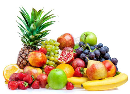 成熟的新鲜水果味。有益健康的食物。