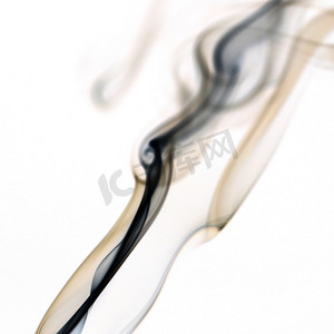 抽象烟雾摄影照片_彩色烟雾抽象背景特写