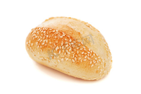 白面隔离的面包