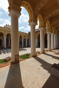 提鲁马莱·纳亚克宫。印度泰米尔纳德邦马杜赖