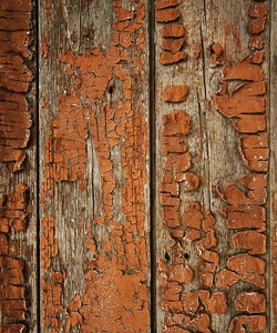 旧漆木材的质地