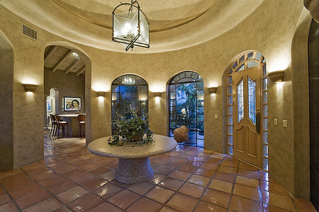入口大厅房间内景酒店大厅