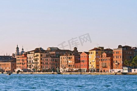 passenger摄影照片_来自Passenger Cruise的意大利瓦尼斯镇的城市景观