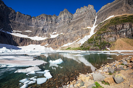 蒙大拿州冰川国家公园。