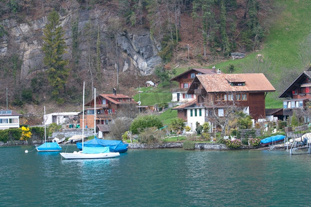 瑞士通湖周边的古董村