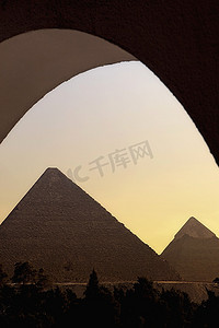 埃及人摄影照片_吉萨金字塔，开罗，埃及，神秘，过去，纪念碑，旧废墟，埃及文化
