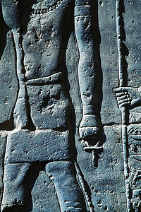 埃及人摄影照片_埃及博物馆中的象形文字