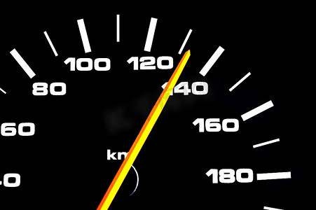 汽车速度表显示高速