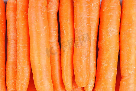 一堆蔬菜摄影摄影照片_一堆新鲜的胡萝卜近了