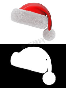 圣诞老人和急性人；S帽子系列(毛发元素带有Alpha通道的隔离帽)