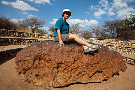 祝百年好合摄影照片_纳米比亚的霍巴陨石