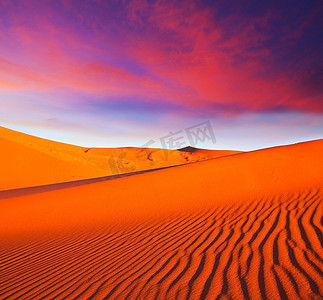 燥热摄影照片_撒哈拉沙漠
