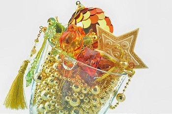 圣诞节装饰品金背蟾蜍首饰/饰品