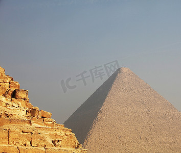 埃及人摄影照片_埃及金字塔