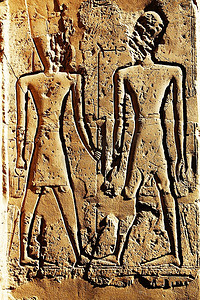 埃及人摄影照片_埃及博物馆中的象形文字