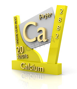 钙形式周期表中的元素-v2