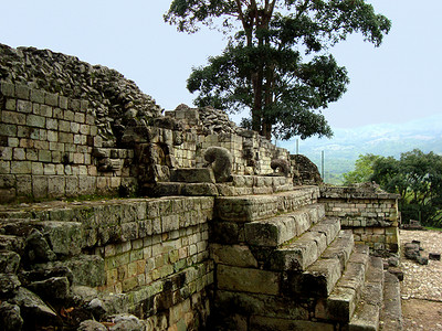 玛雅的体系结构和在洪都拉斯的科潘遗址