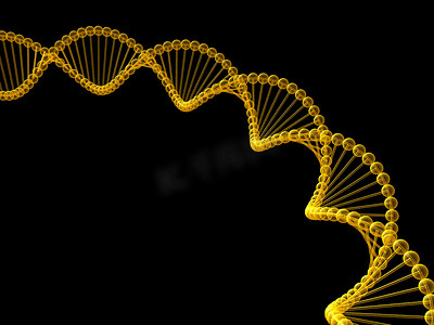 医疗基因科技摄影照片_基因在 dna 中