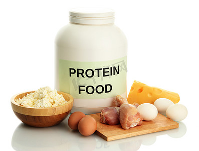 罐蛋白粉和白蛋白的食物